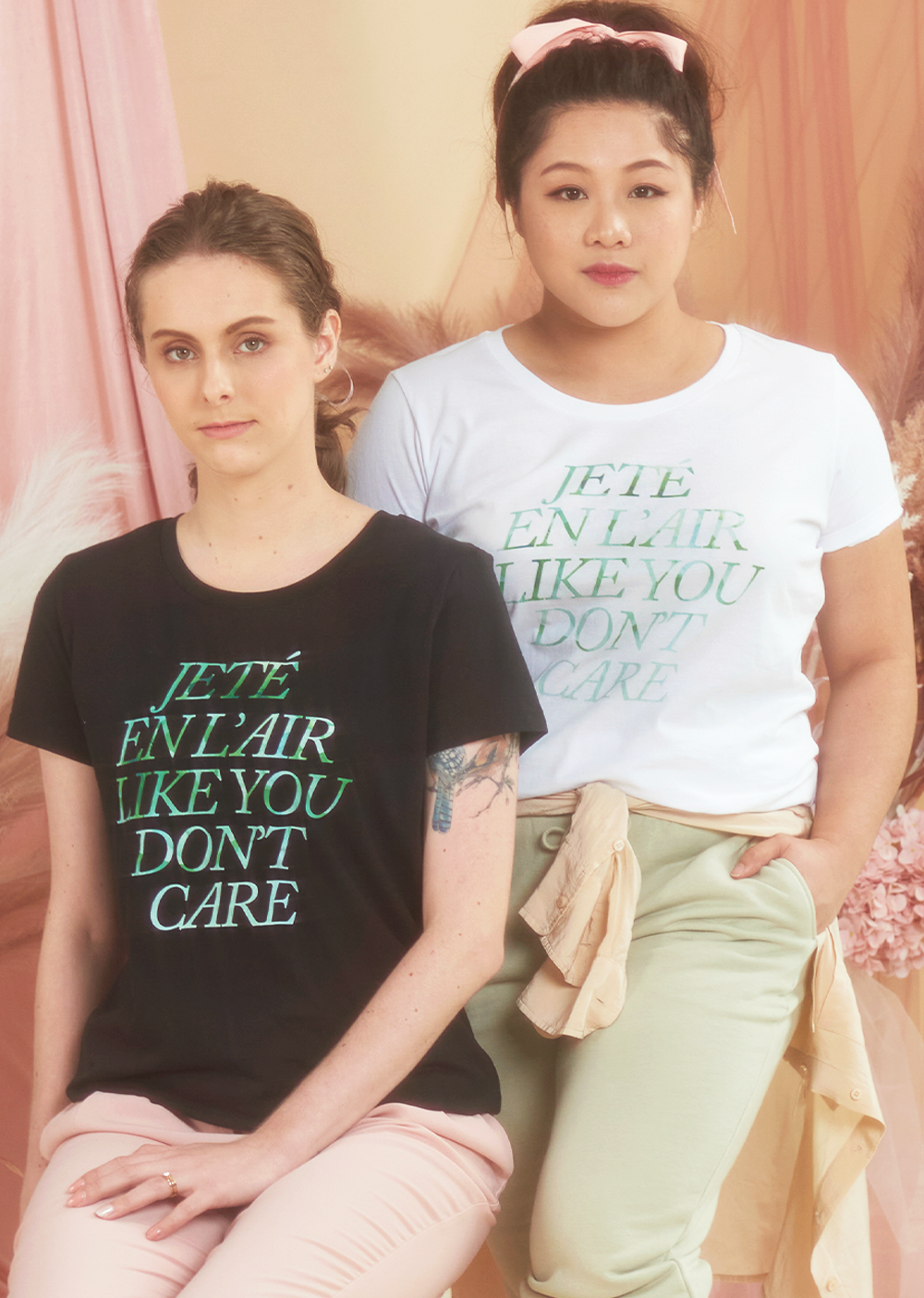 The Jeté En Lair Like You Don’t Care Tee - Cloud & Victory