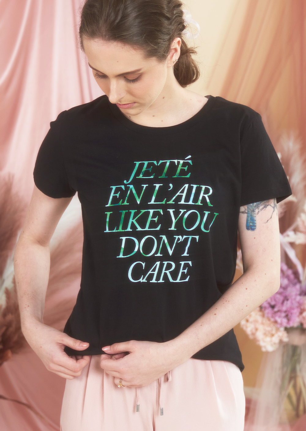 The Jeté En Lair Like You Don’t Care Tee - Cloud & Victory