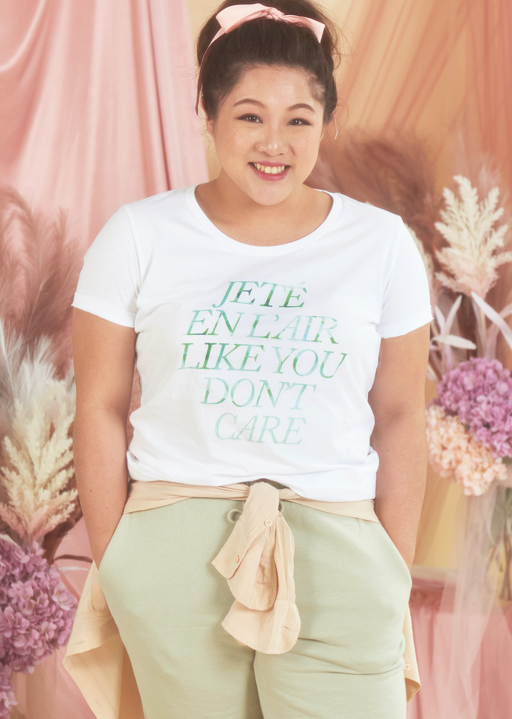 The Jeté En Lair Like You Don’t Care Tee - Cloud & Victory