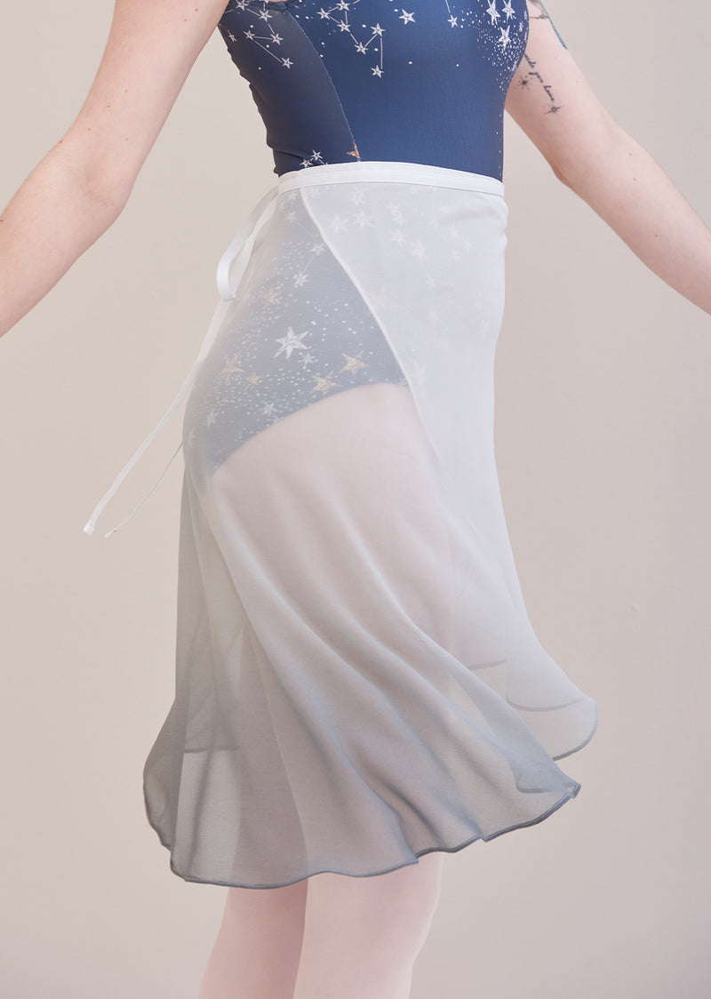 The Ombré Rehearsal Skirt - Swan - Cloud & Victory