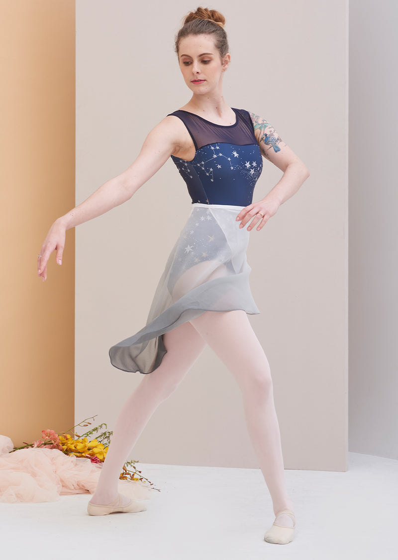 The Ombré Rehearsal Skirt - Swan - Cloud & Victory