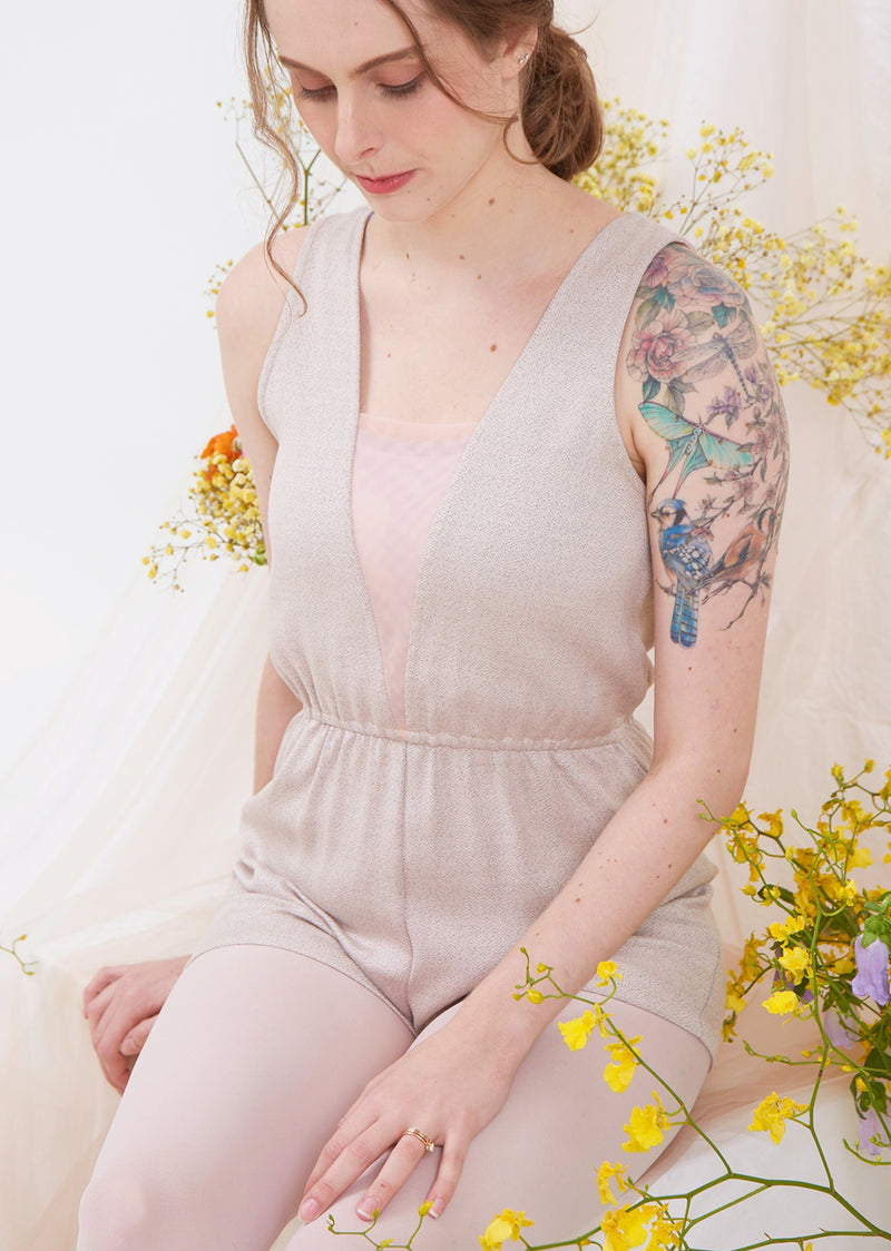 The Reversible Ballet Romper - Pink Cloud - Cloud & Victory