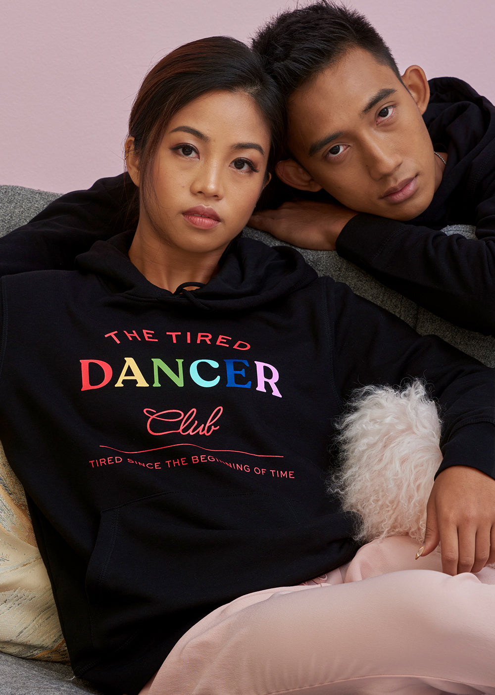 The Tired Dancer Club Hoodie (Unisex) - Cloud & Victory