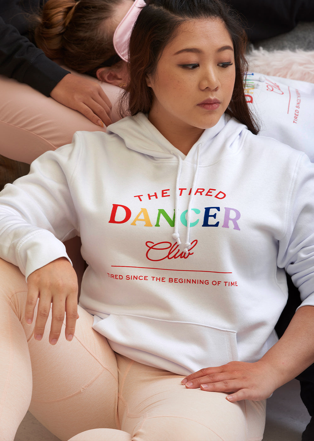 The Tired Dancer Club Hoodie (Unisex) - Cloud & Victory