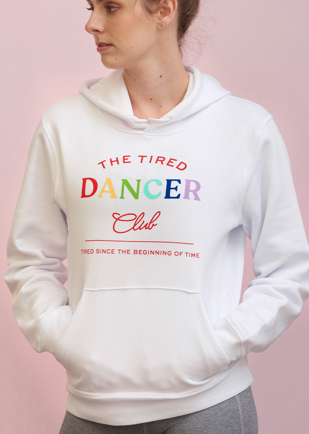 The Tired Dancer Club Hoodie (Unisex) - Cloud & Victory