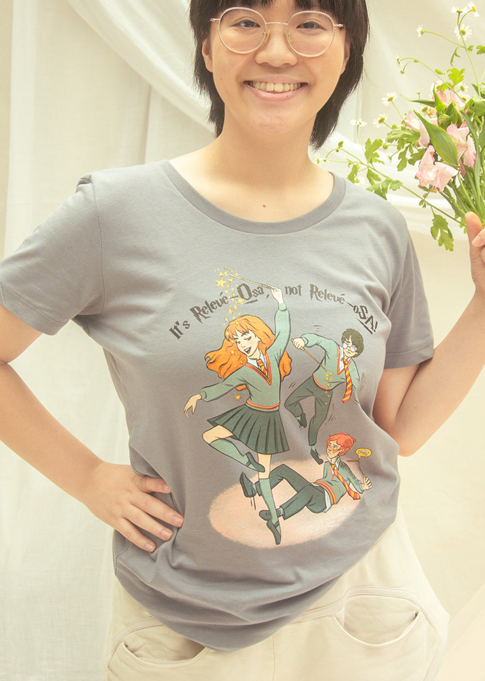 Wingardium Releviosa Tee - Cloud & Victory