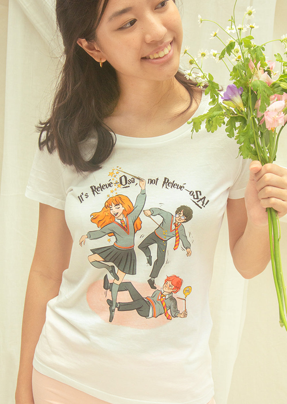 Wingardium Releviosa Tee - Cloud & Victory