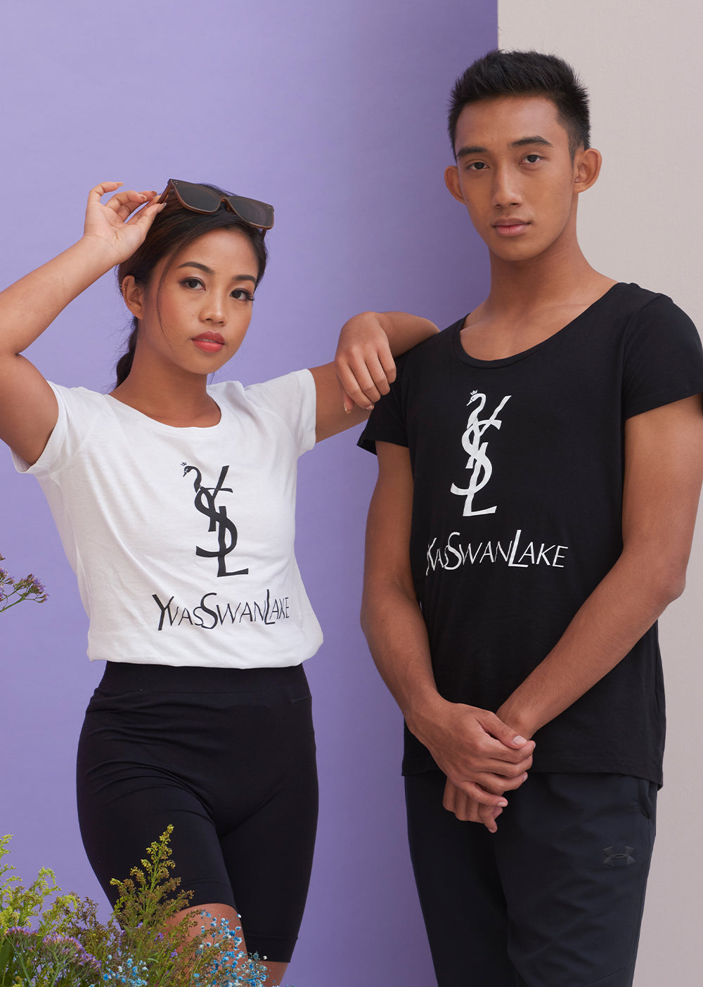 The Yas Swan Lake Tee - Cloud & Victory