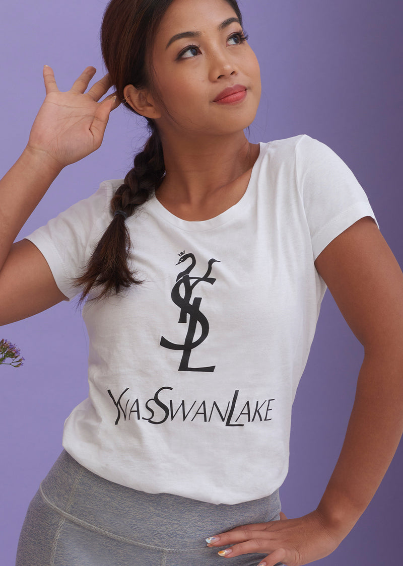 The Yas Swan Lake Tee - Cloud & Victory
