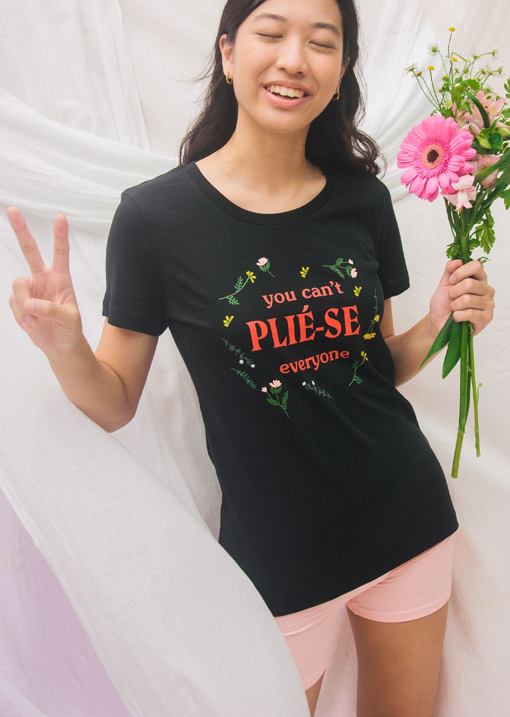 The You Can't Pliese Everyone Tee - Cloud & Victory