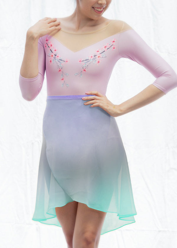 The Ombré Rehearsal Skirt - Unicorn - Ethical dancewear and ballet clothing by Cloud and Victory