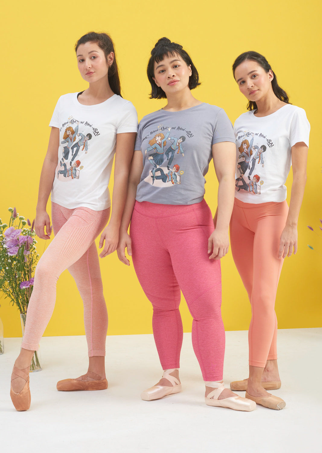 Wingardium Releviosa Tee - Ethical dancewear and ballet clothing by Cloud and Victory