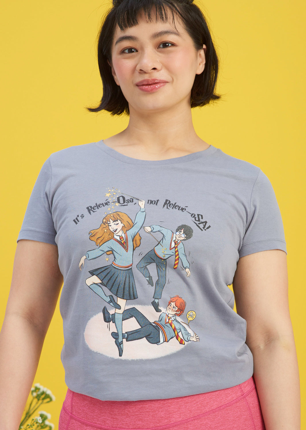 Wingardium Releviosa Tee - Ethical dancewear and ballet clothing by Cloud and Victory