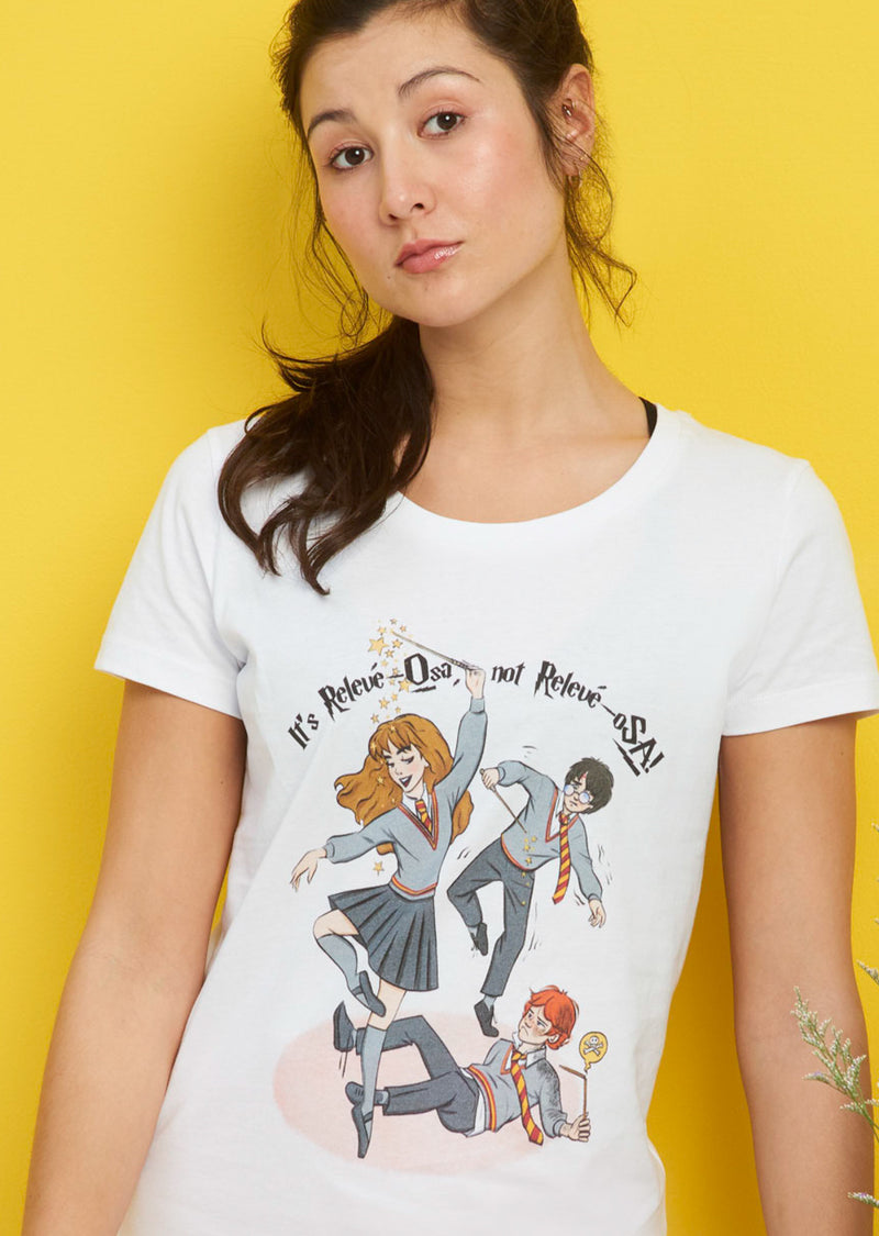 Wingardium Releviosa Tee - Ethical dancewear and ballet clothing by Cloud and Victory