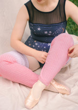 Ombré Ballet Legwarmers - Soft Peach - Cloud & Victory