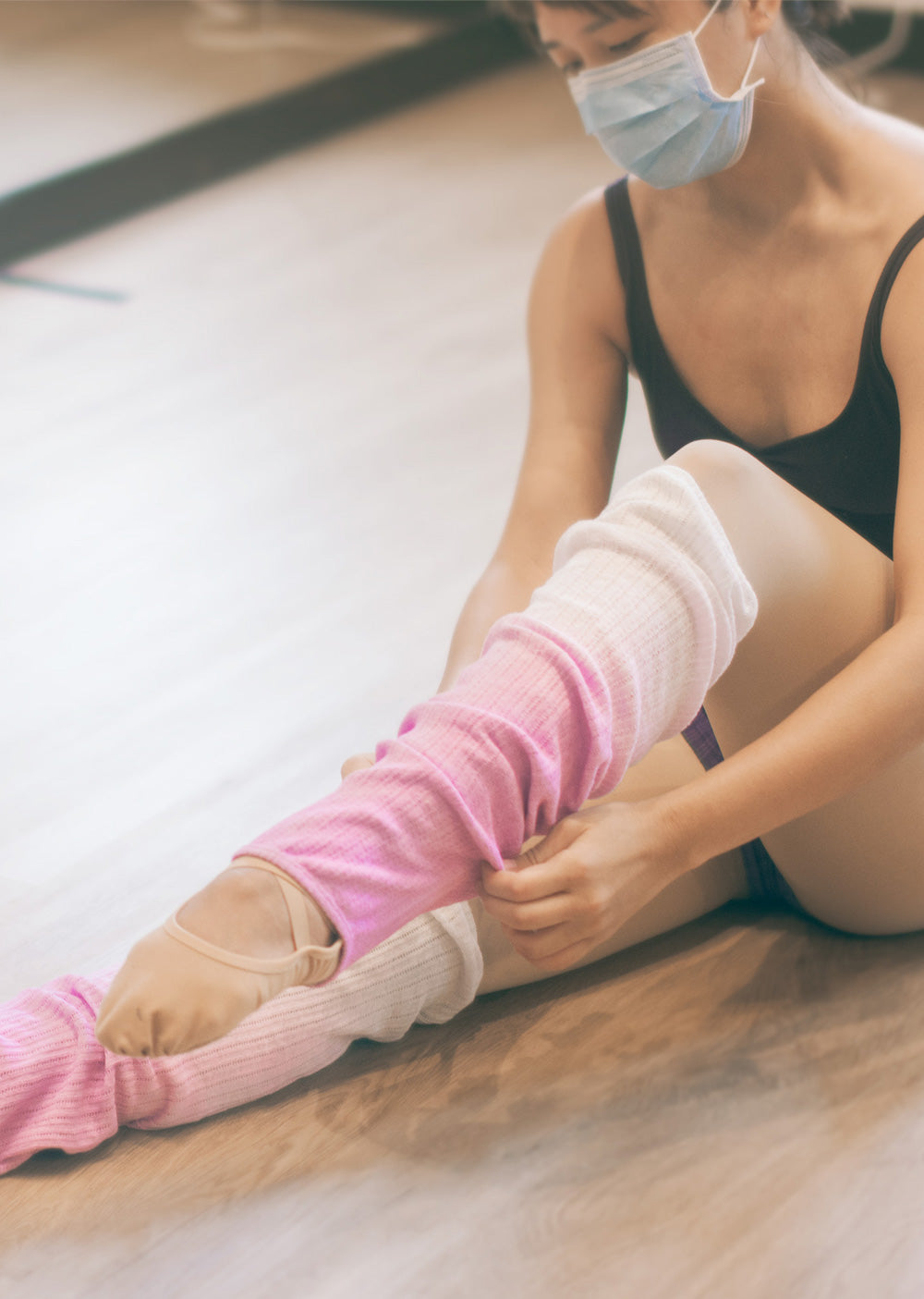 Ombré Ballet  Legwarmers - Lilac - Cloud & Victory