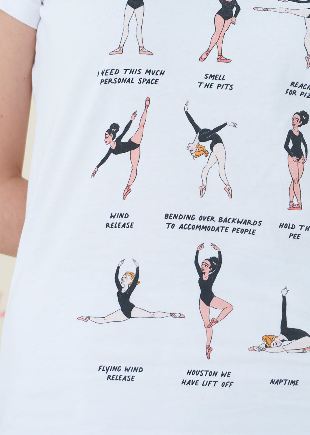 The Ballet Poses Tee - Cloud & Victory