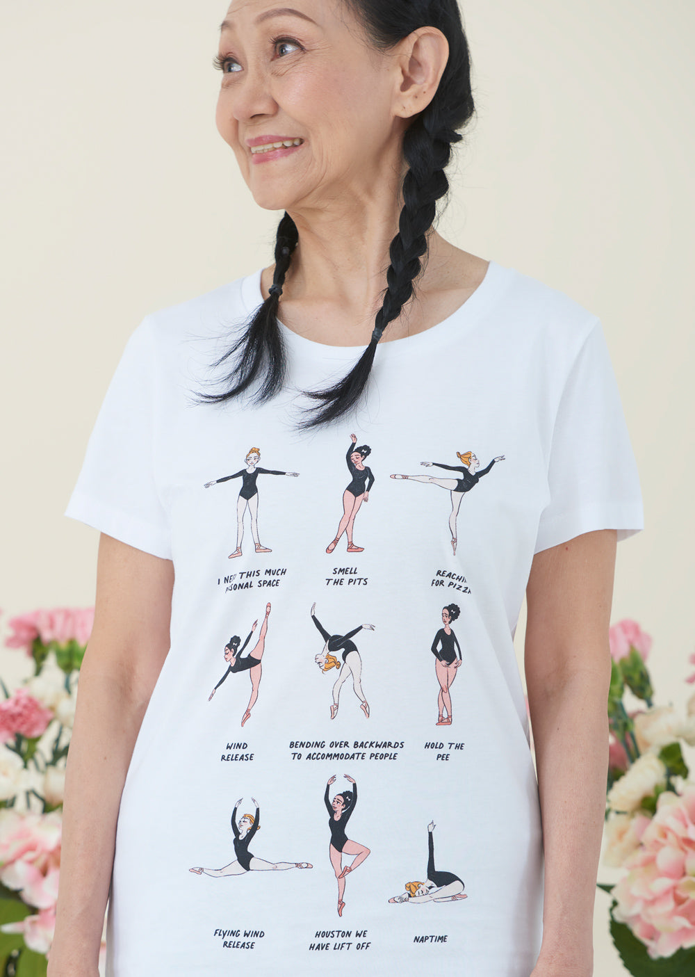 The Ballet Poses Tee - Cloud & Victory