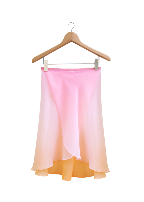 The Ombré Rehearsal Skirt - Sunset - Ethical dancewear and ballet clothing by Cloud and Victory