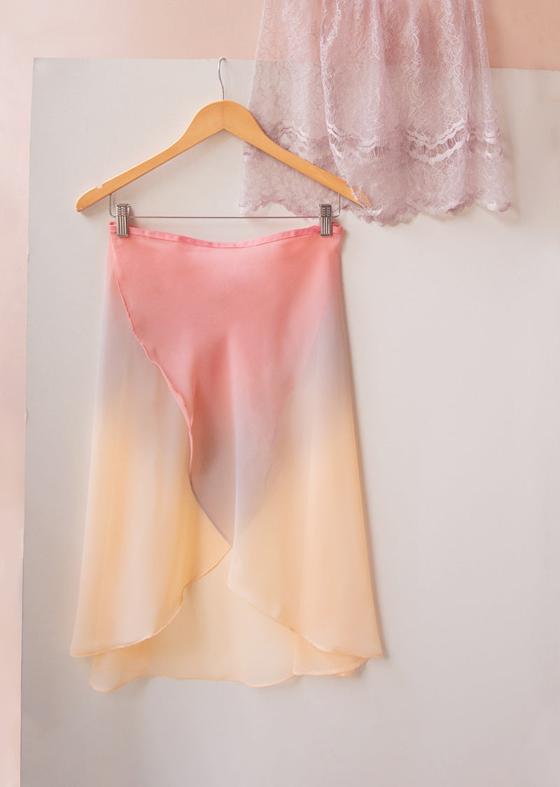 The Ombré  Rehearsal Skirt - Dawn - Ethical dancewear and ballet clothing by Cloud and Victory