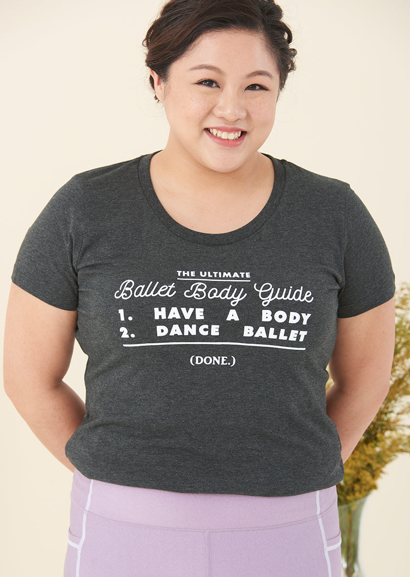 The Ballet Body Guide Tee - Cloud & Victory