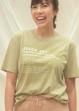 The Turnout Error 404 Unisex Tee - Cloud & Victory