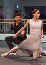 The Ombré Rehearsal Skirt - Swan - Ethical dancewear and ballet clothing by Cloud and Victory
