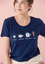 The Frappé-cino Tee - Cloud & Victory