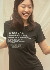 The Turnout Error 404 Tee - Cloud & Victory