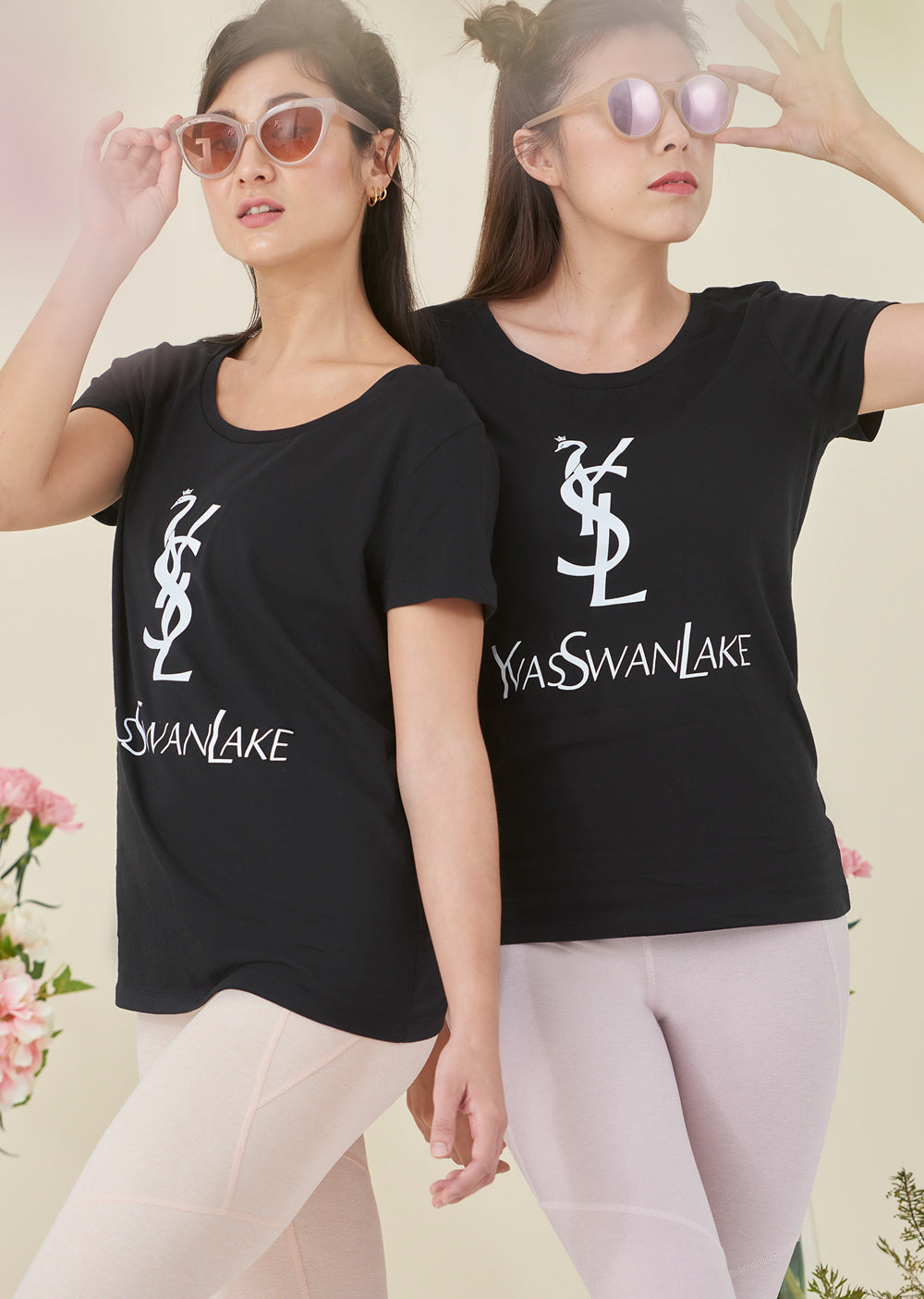 The Yas Swan Lake Tee - Cloud & Victory