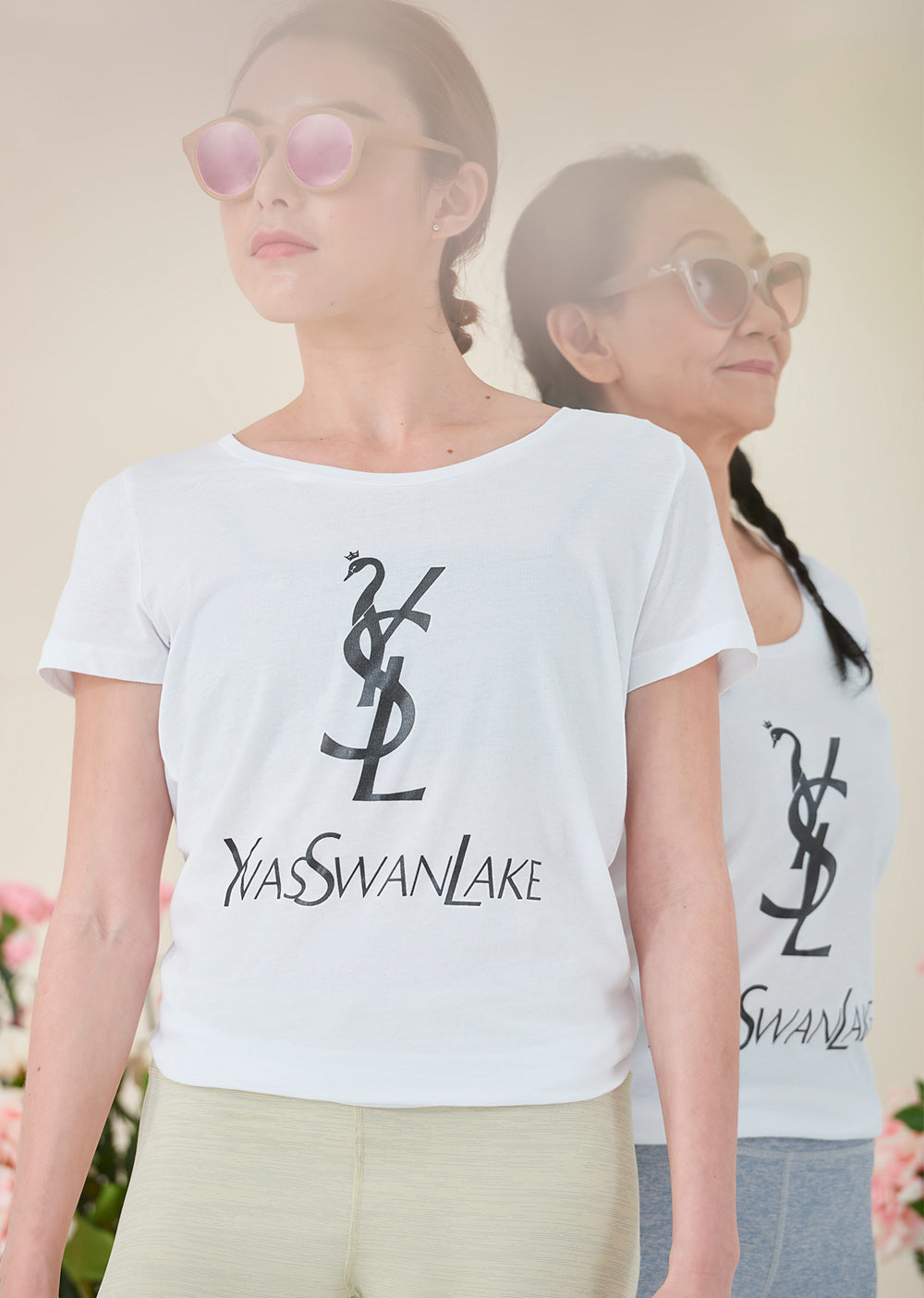 The Yas Swan Lake Tee - Cloud & Victory